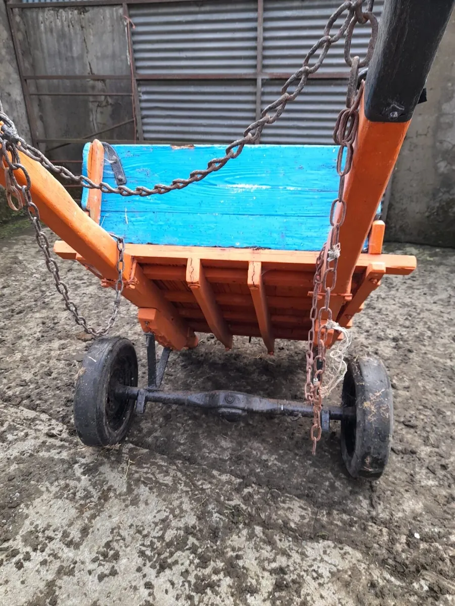 Antique donkey cart - Image 4