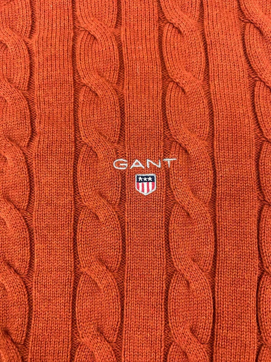 Gant Cotton Cable Knit Jumper Mens XL - Image 3