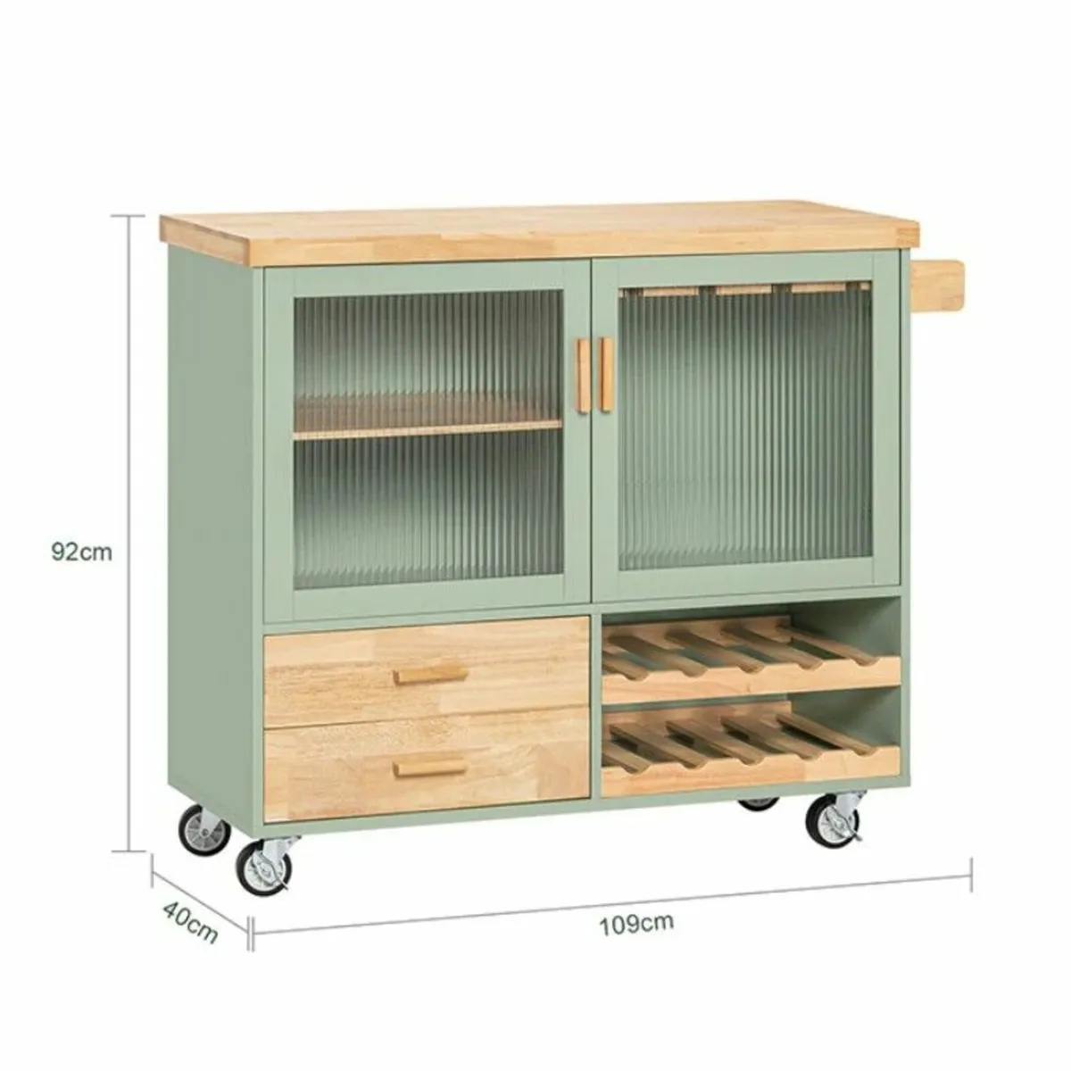 Kitchen Island Portable Country style - Image 4