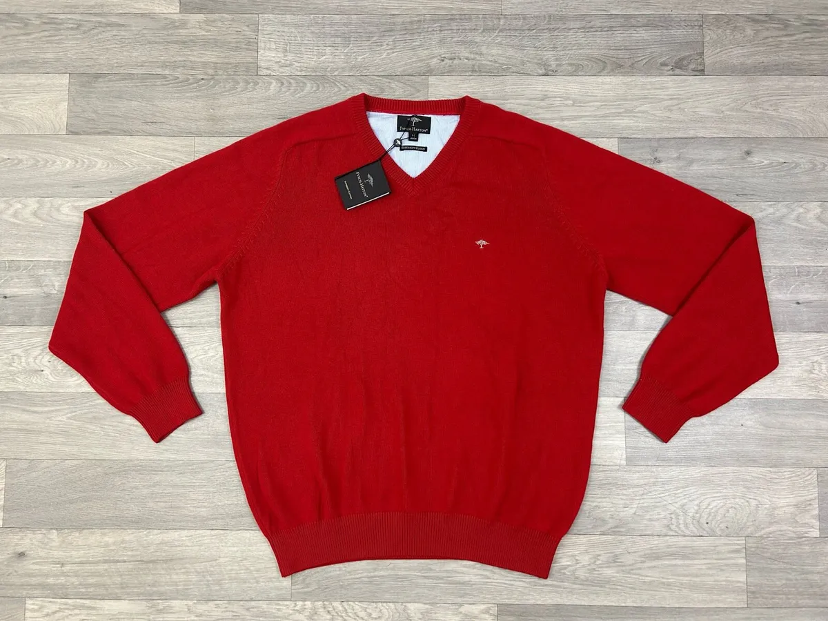 NEW Fynch Hatton Cotton Jumper Mens M/L - Image 1