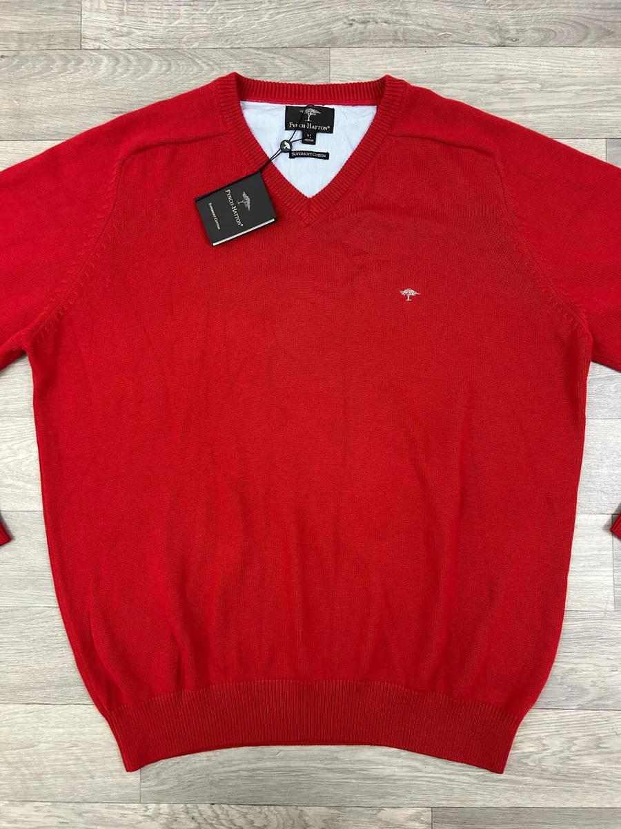 NEW Fynch Hatton Cotton Jumper Mens M/L - Image 2