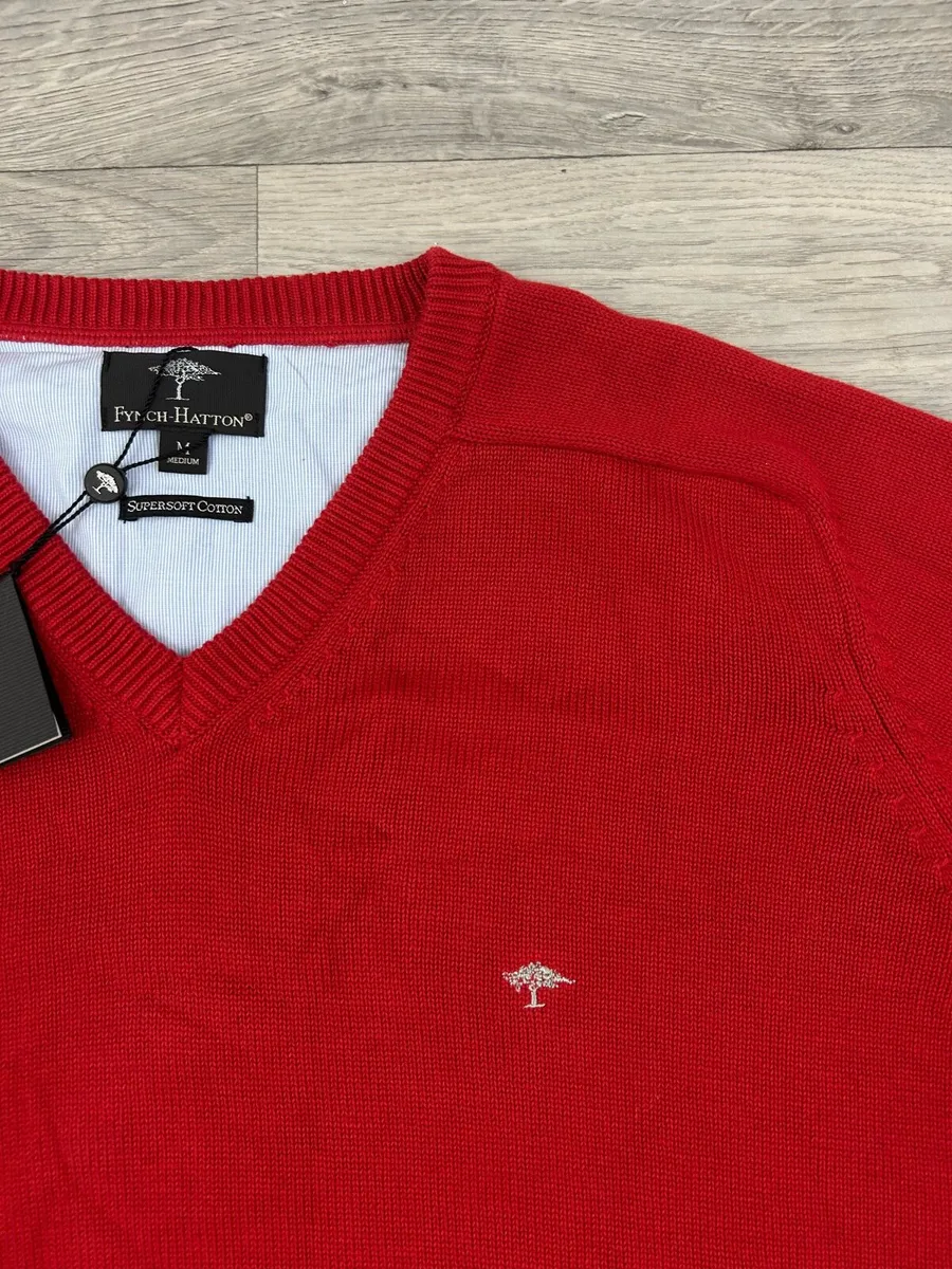 NEW Fynch Hatton Cotton Jumper Mens M/L - Image 3