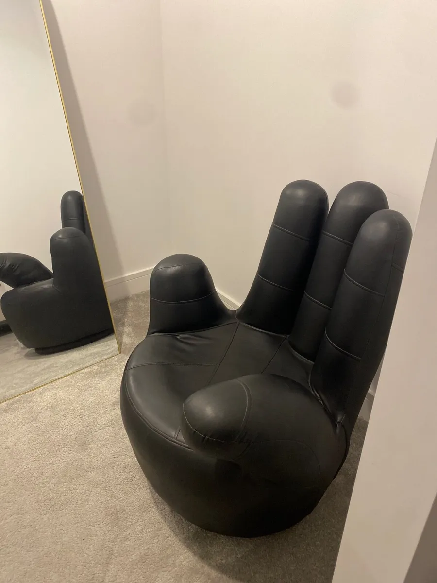 Hand-Shaped Swivel Chair – Used - Image 2