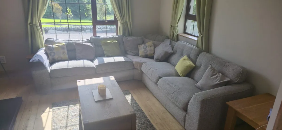 Grey Corner Sofa - Image 1