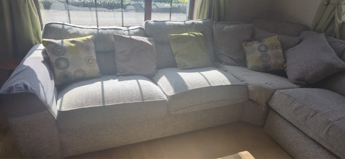 Grey Corner Sofa - Image 3