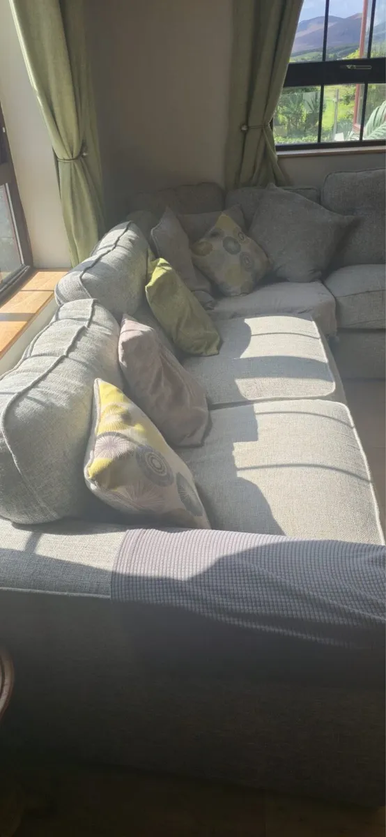 Grey Corner Sofa - Image 4
