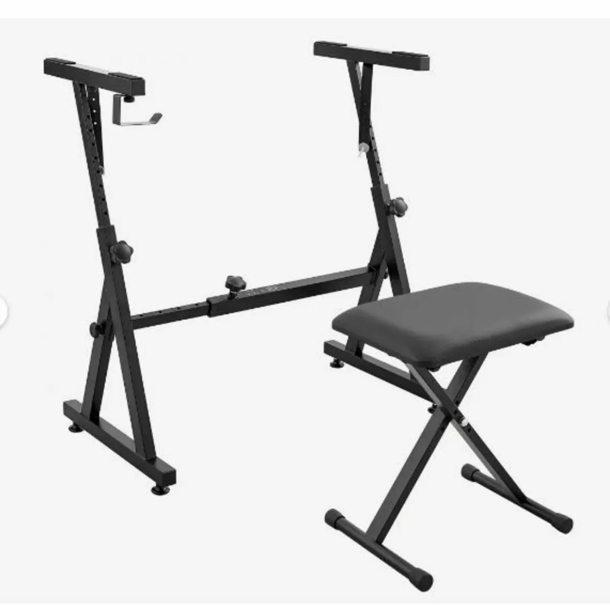 Piano Keyboard Stand and Bench Set - Image 1