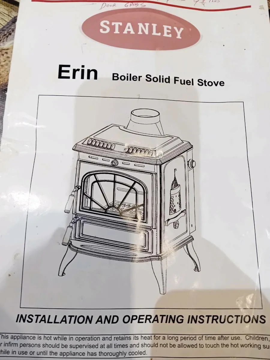 Stove - Stanley with back boiler - Image 3