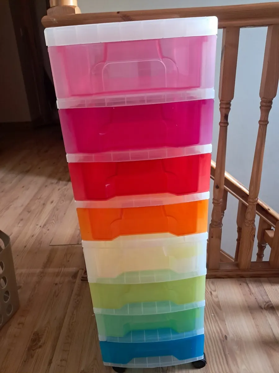 Colourful plastic drawers - Image 2