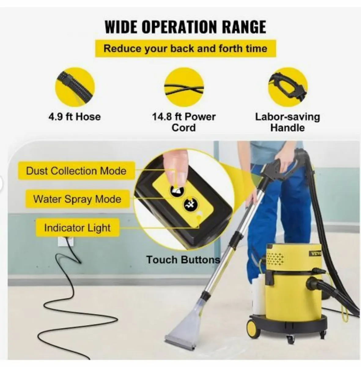Wet Dry Vacuum Cleaner - Image 3
