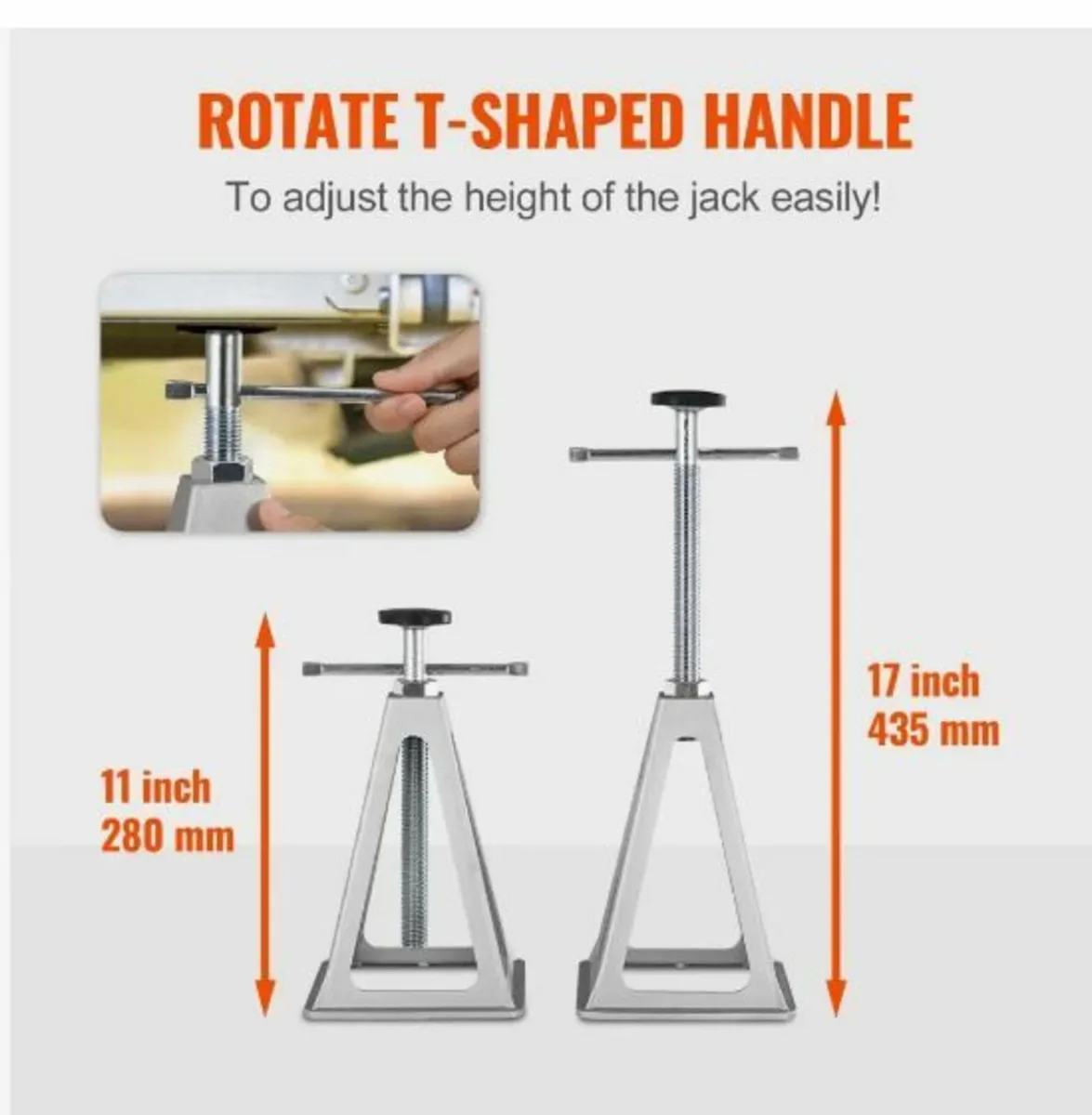 RV Stabilizer Jacks, 4 Pack Aluminum - Image 2