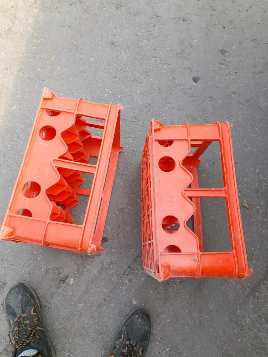 Old milk crates