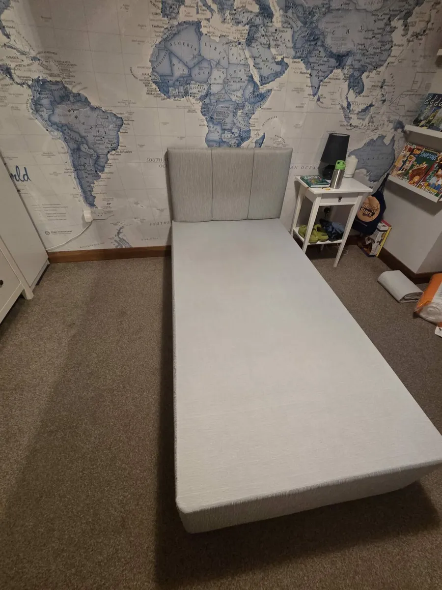 Single Divan base and headboard - Image 1