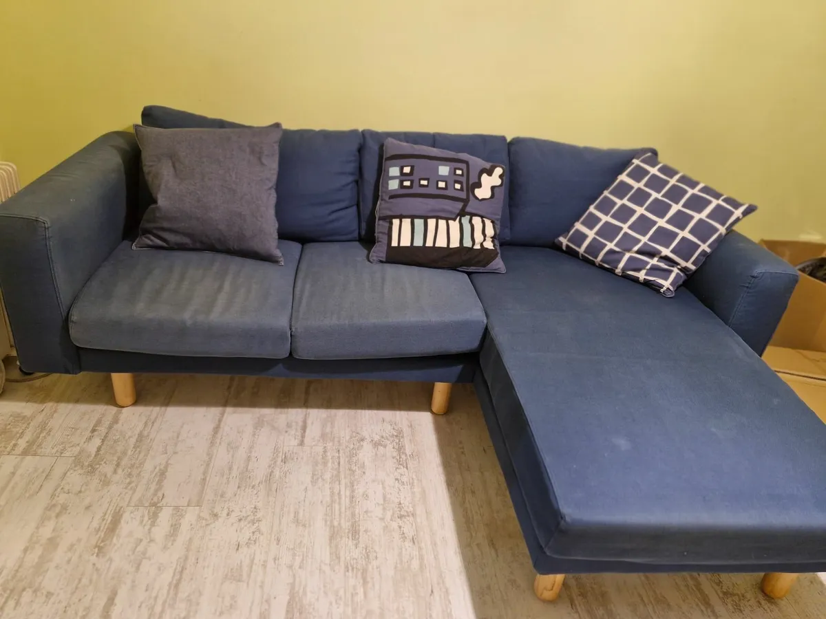 Ikea sofa with left chaise - Image 1