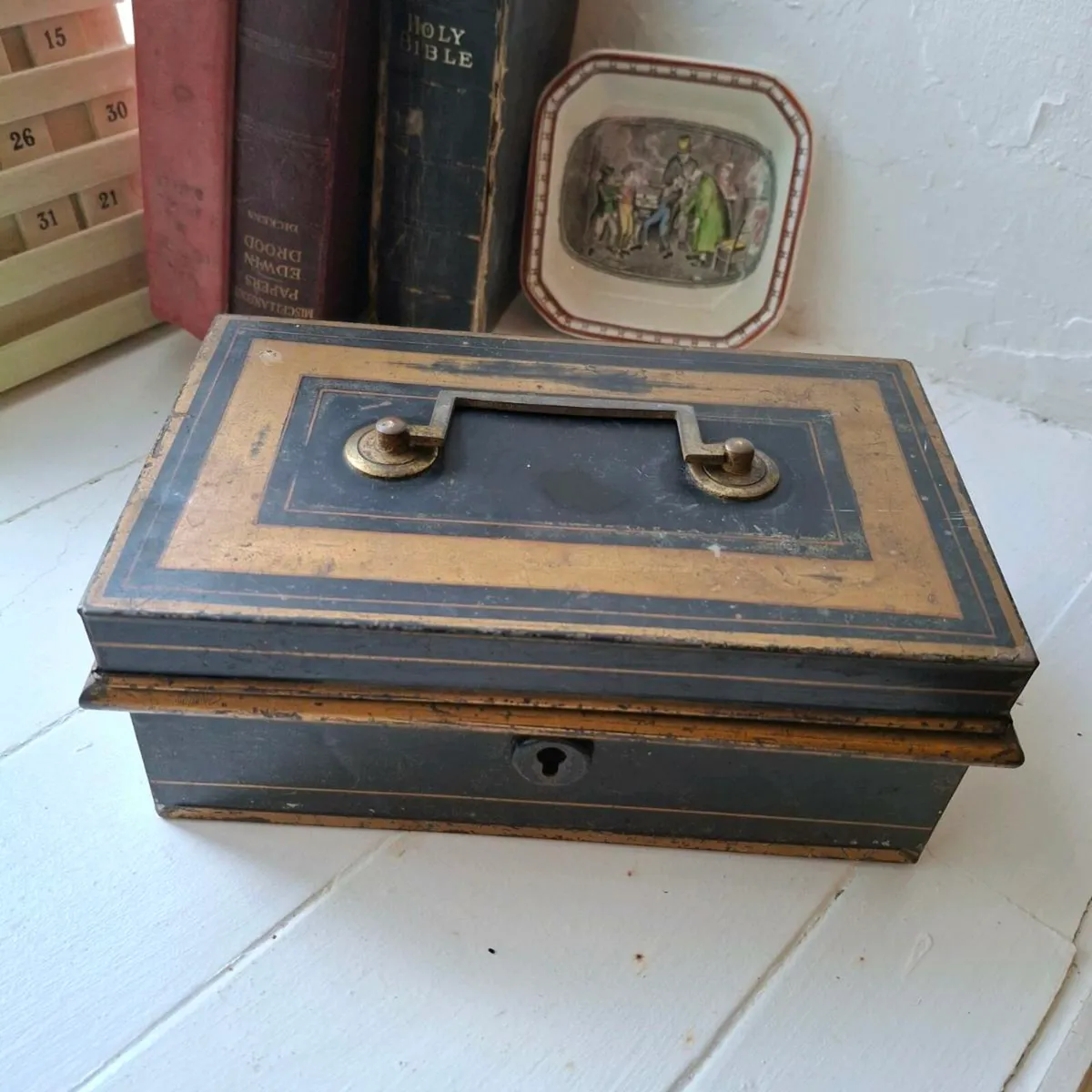 Tinplate Deeds Box - Image 1