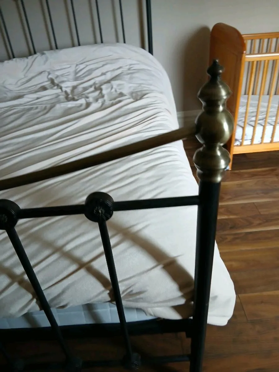 Wrought Iron King Size Bed - Image 2