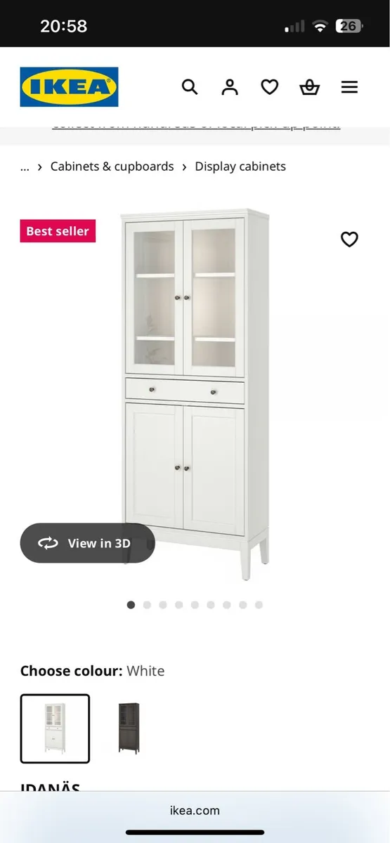 IKEA IDANAS Display cabinet - Image 2