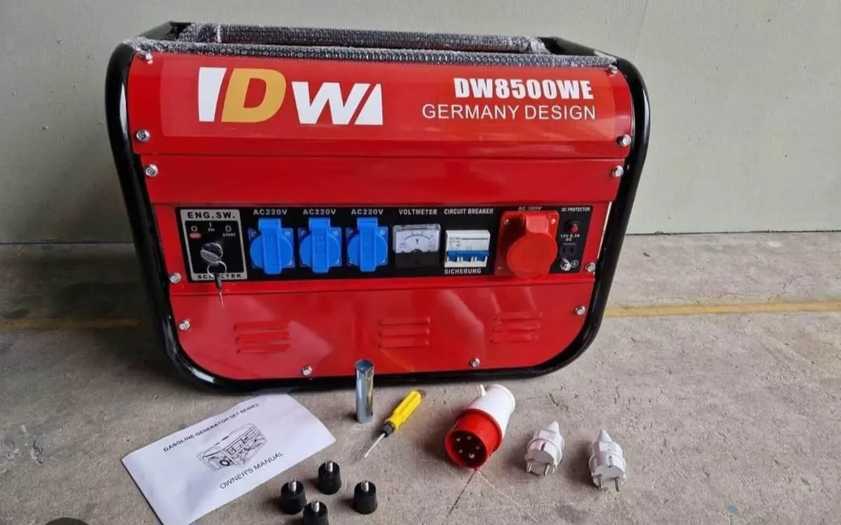Generator 8500w key and pull start