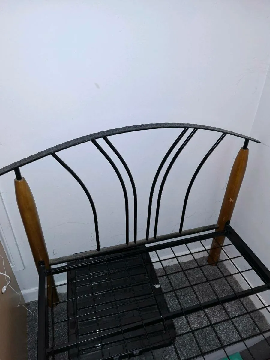 Lovely single bed frame and mattress if wanted - Image 3