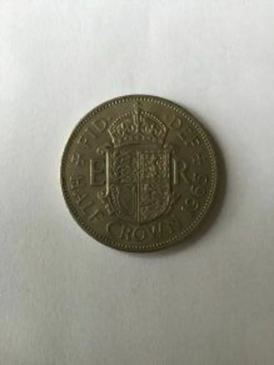 English Half Crown coin