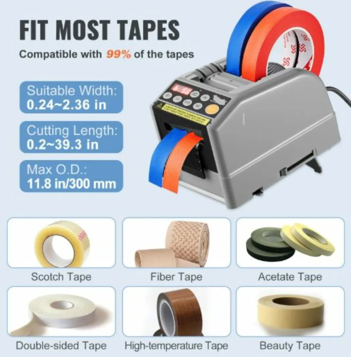 Zcut-9 Automatic Tape Dispenser Adhesive Electric - Image 2