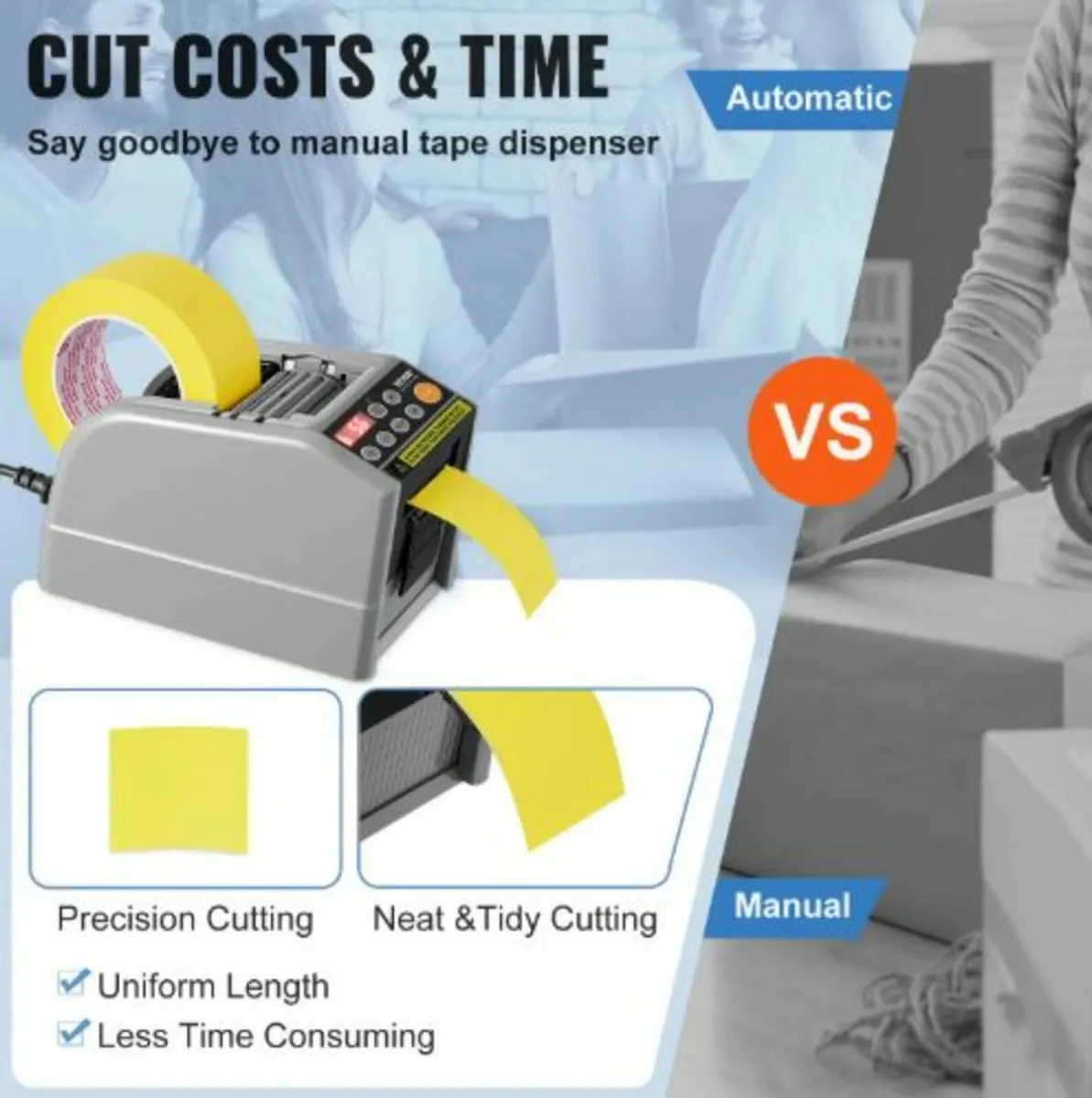 Zcut-9 Automatic Tape Dispenser Adhesive Electric - Image 3