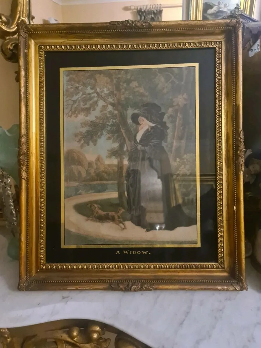 Pair of Antique pictures - Image 2