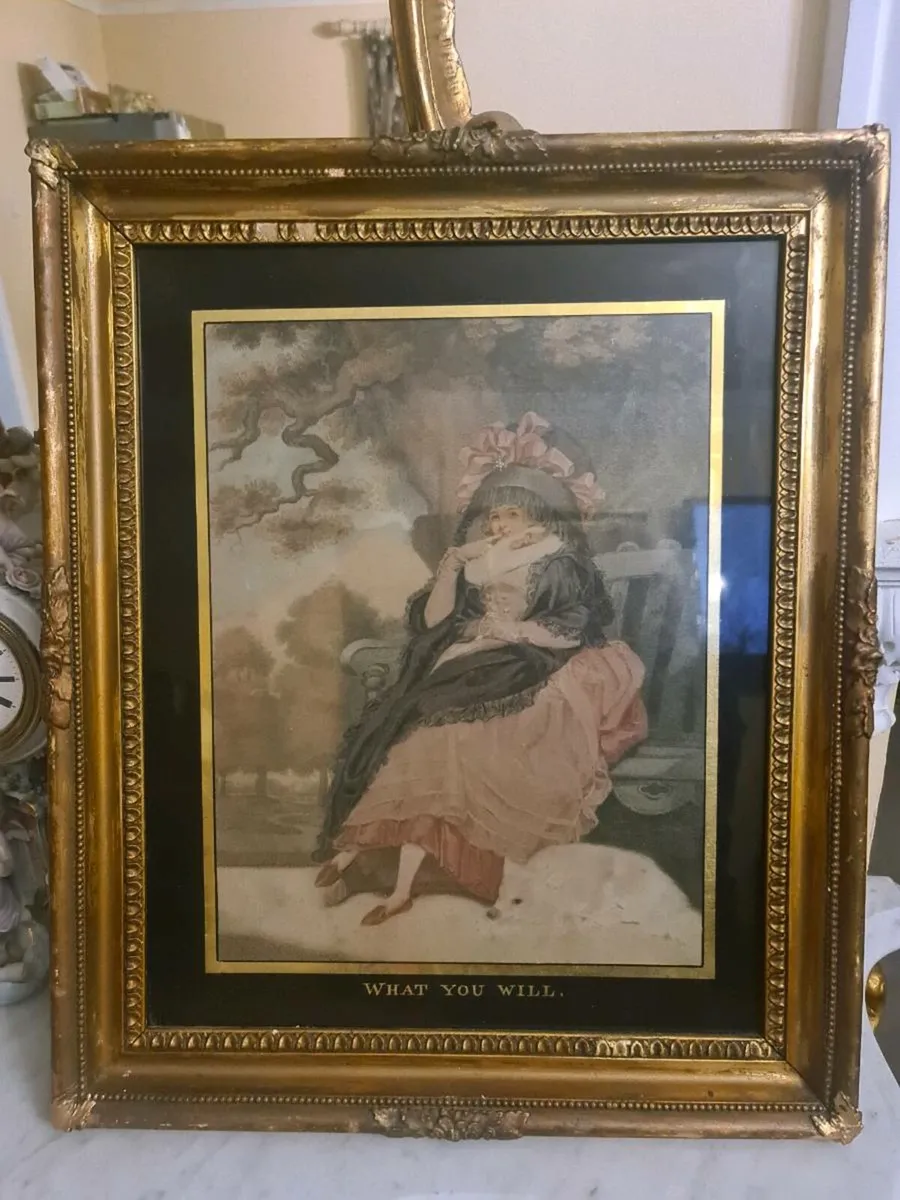 Pair of Antique pictures - Image 3