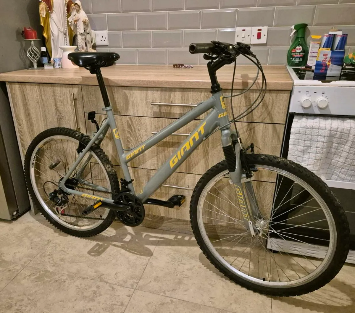 ADULTS GIANT BIKE
20" FRAME MEDIUM) 24 GEARS AND H - Image 1