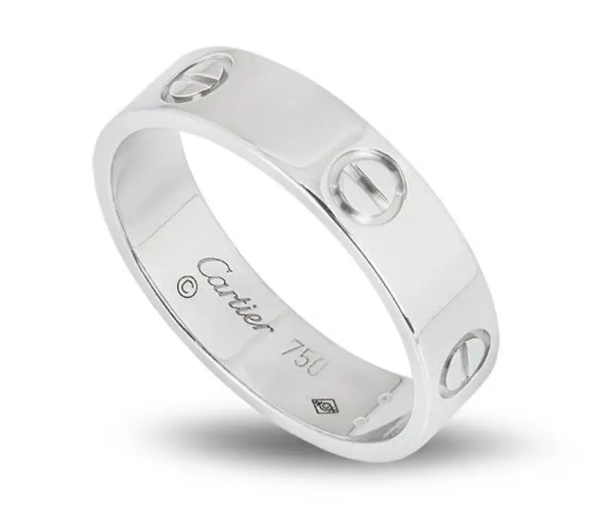 Cartier Love Rings in White or Yellow Gold - Image 2