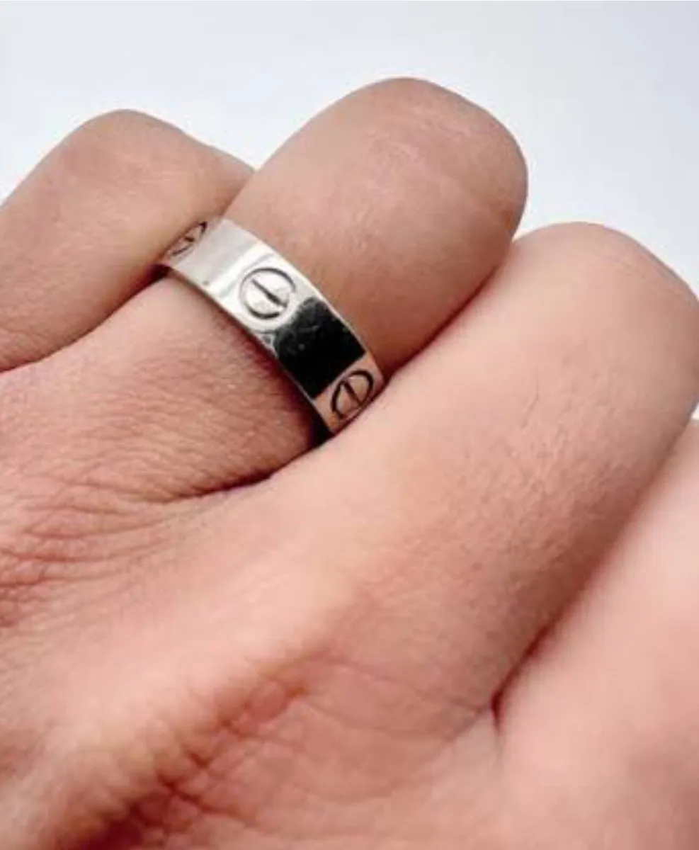 Cartier Love Rings in White or Yellow Gold - Image 4