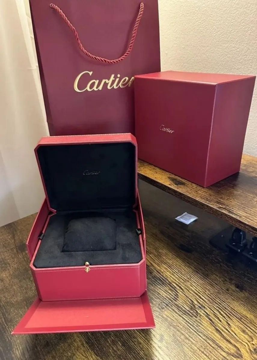 Cartier Watch Presentation Jewellery Case  - Image 1
