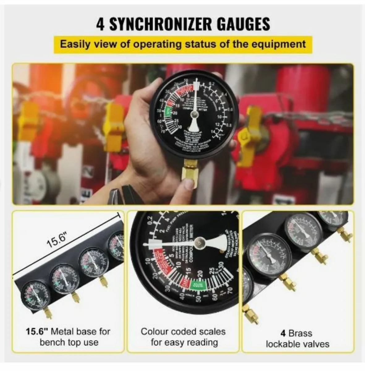 Fuel Vacuum Carburetor Synchronize Tool Kit - Image 4