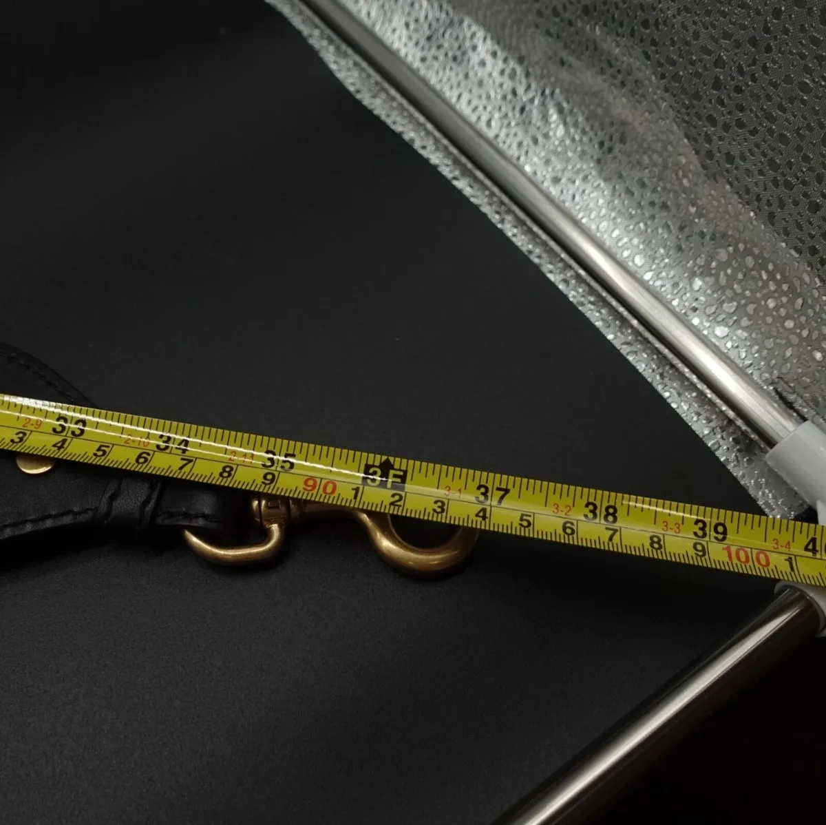 Christian Dior Canvas and Leather Bag Strap - Image 3