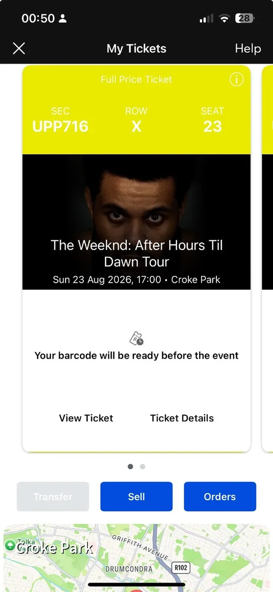 2 X The Weeknd Tickets - Image 1