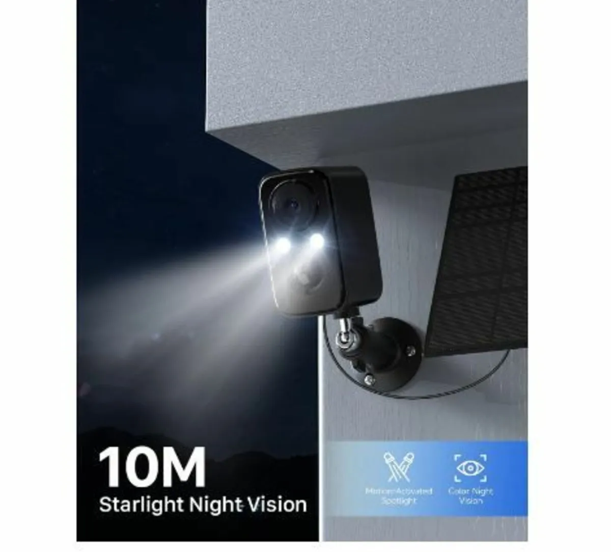 Outdoor Surveillance Camera Battery Solar - Image 2