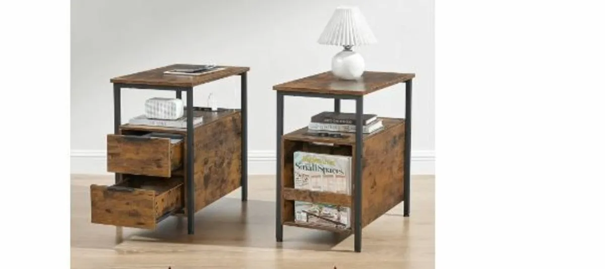 Side Table, Bedside Table - Image 3