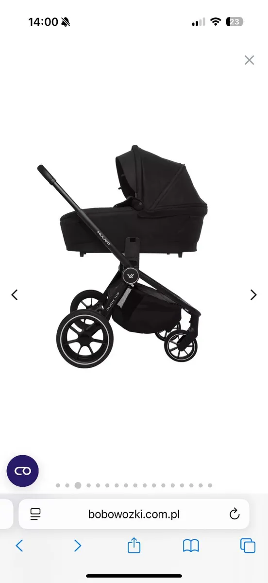 Black pram - Image 1