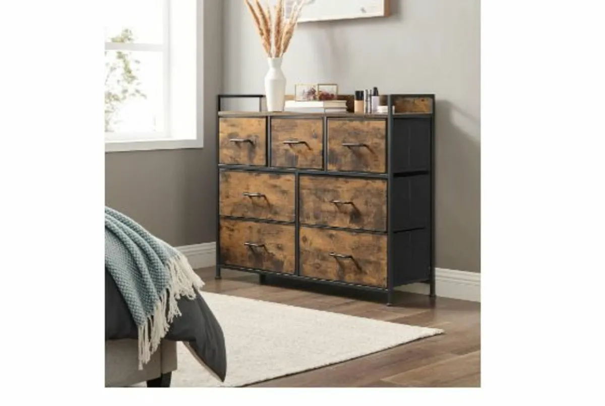Chest of Drawers, 7 Fabric Drawers - Image 3