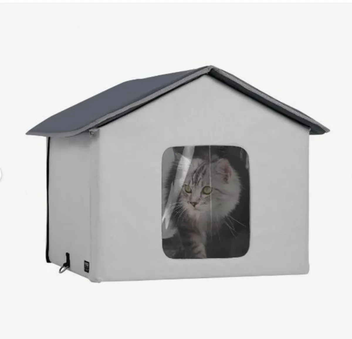 Heated Cat House, Outdoor Kitty Shelter - Image 1