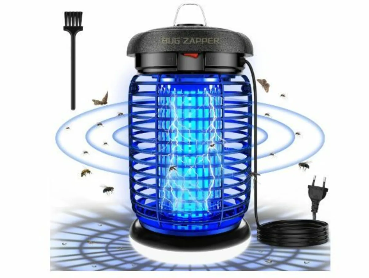 Electric Insect Killer, 2-in-1 Insect Trap - Image 1