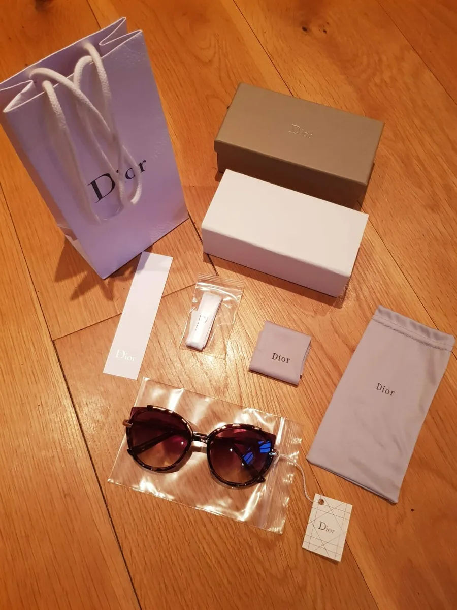 Christian Dior Tortoishell Offset 2 Sunglasses - Image 2