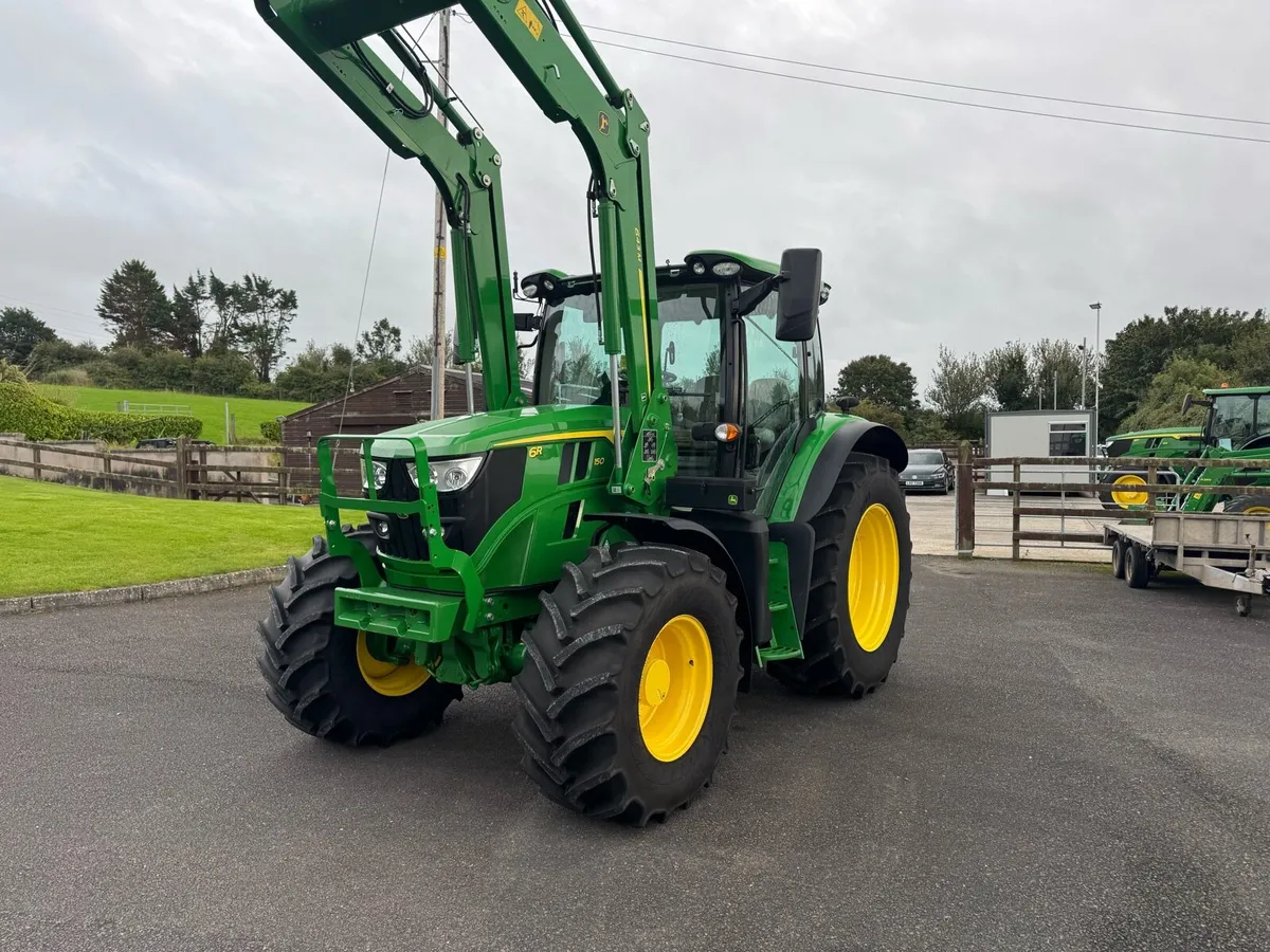 2024 John Deere 6R 150 c/w 643M front loader - Image 2