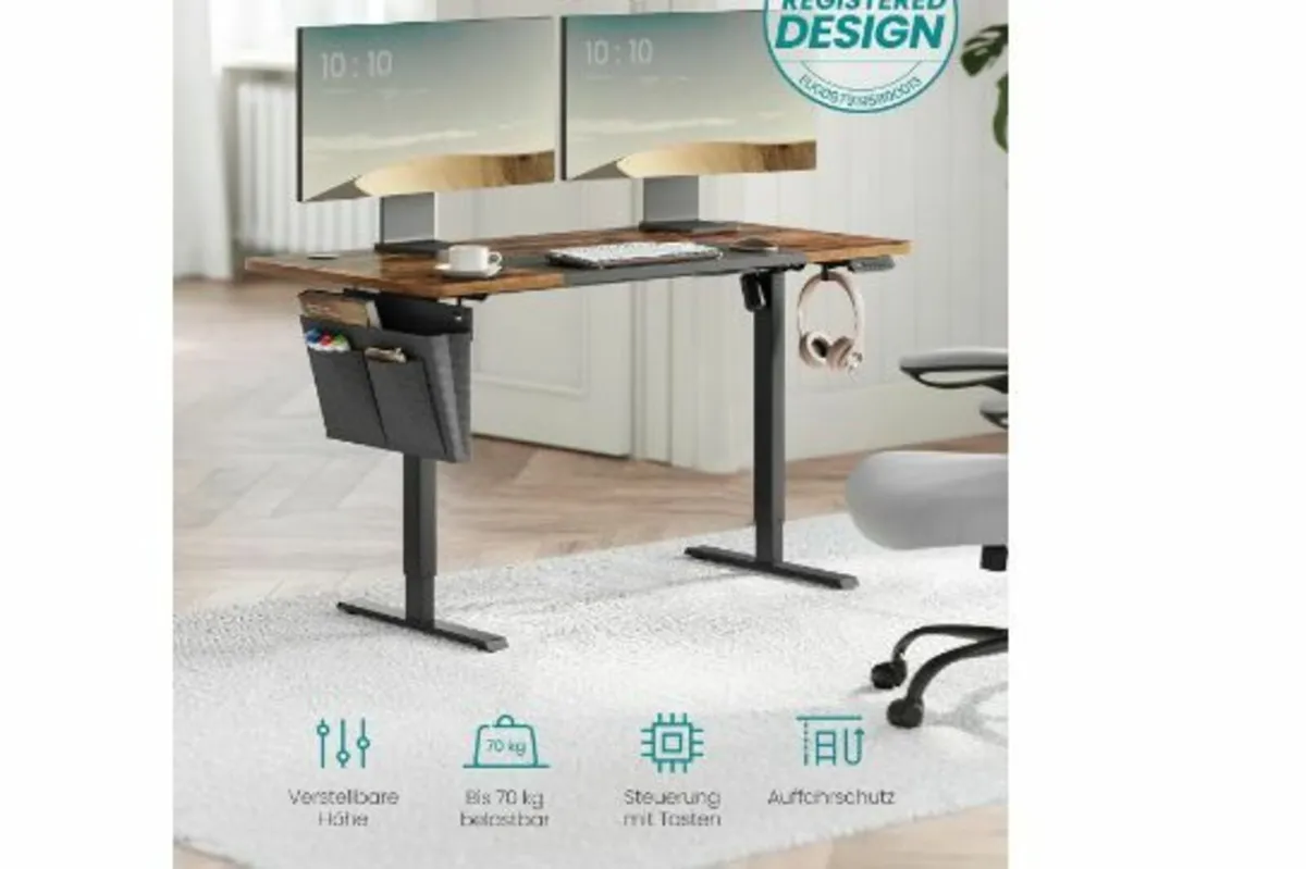 Electric, Height-Adjustable Desk - Image 3