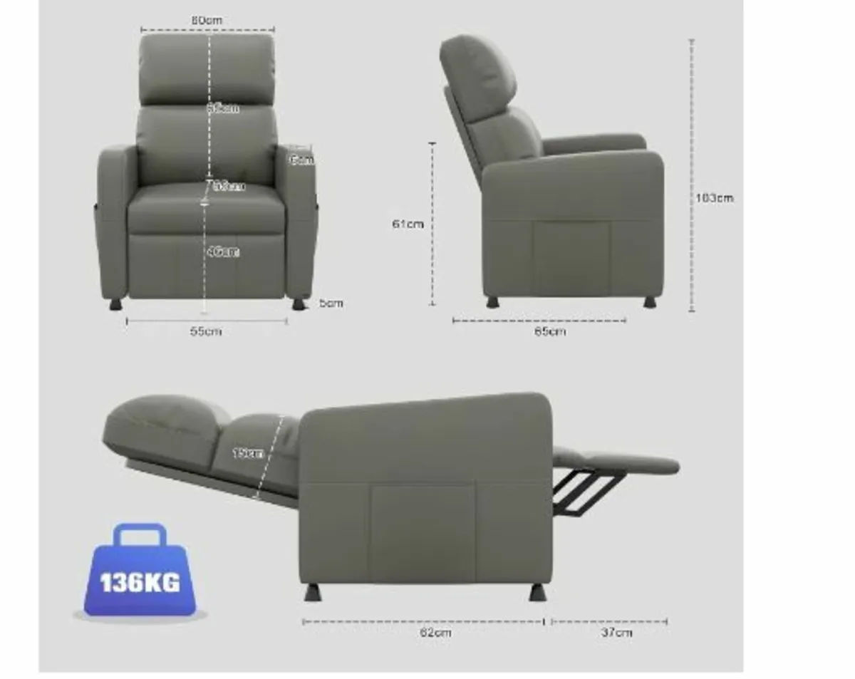 Recliner Chair, TV Chair - Image 2