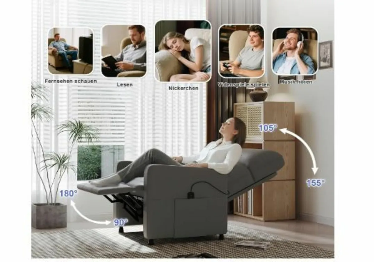 Recliner Chair, TV Chair - Image 4
