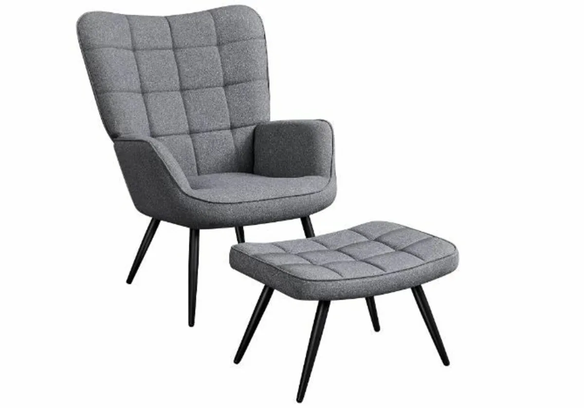 Recliner Chair with Stool - Image 4