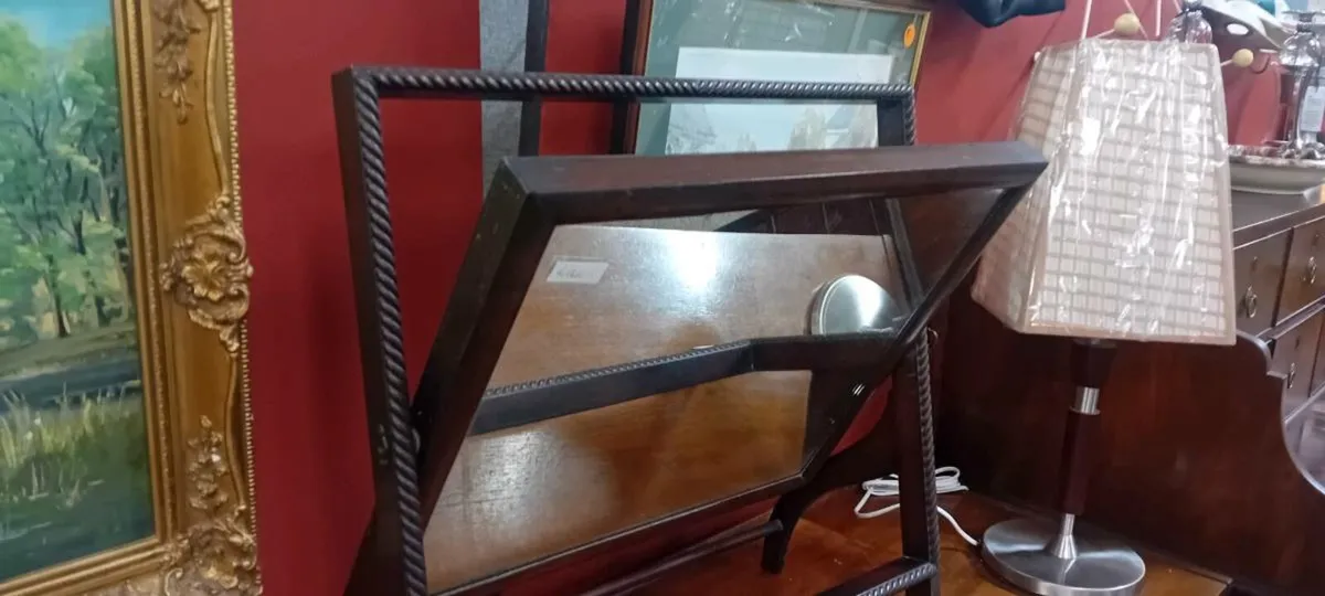 Early 20th Century Mahogany Dressing Table Mirror - Image 2