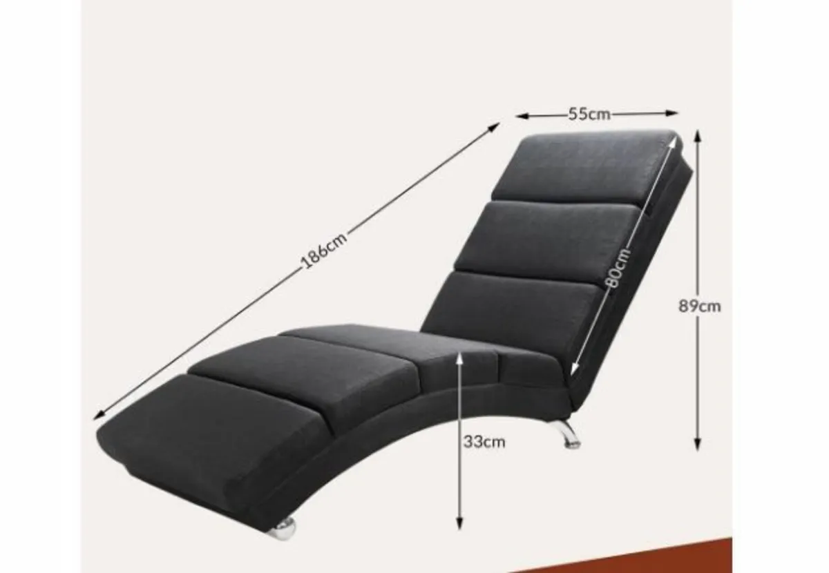 Relaxing Lounger XXL, Massage and Heating Function - Image 2