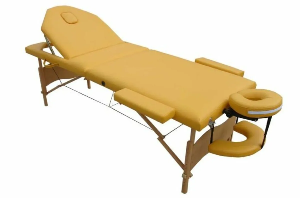 Massage Table 3 Zone Wooden Folding - Image 4